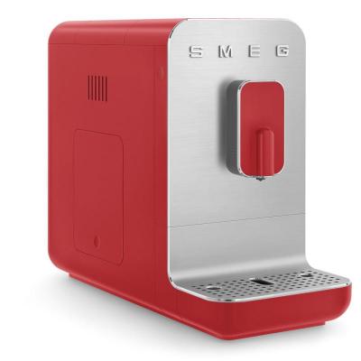 SMEG 50's Style Espresso Automatic Coffee Machine In Red - BCC01RDMUS