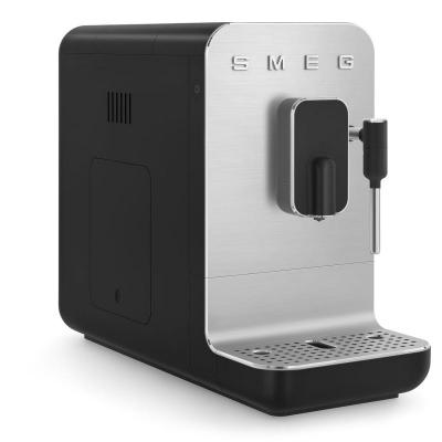 SMEG 50's Style Espresso Automatic Coffee Machine In Black - BCC02BLMUS