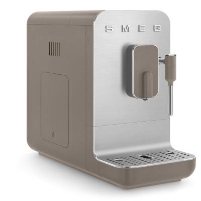 SMEG 50's Style Espresso Automatic Coffee Machine In Taupe - BCC02TPMUS