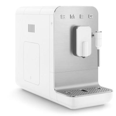 SMEG 50's Style Espresso Automatic Coffee Machine In White - BCC02WHMUS