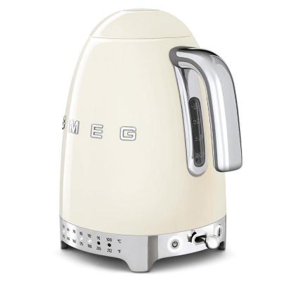 SMEG 50's Style Kettle With Plastic Button In Cream - KLF04CRUS