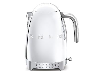 SMEG 50's Style Kettle With Plastic Button In Stainless Steel - KLF04SSUS
