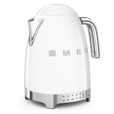 SMEG 50's Style Kettle With Plastic Button In White - KLF04WHUS