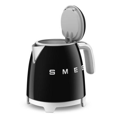SMEG 50's Style Kettle With Chrome Base In Black - KLF05BLUS