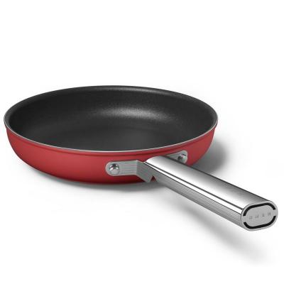 SMEG 50's Style Frypan With Cold-forged Aluminium Body In Red - CKFF2401RDM