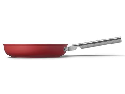 SMEG 50's Style Frypan With Cold-forged Aluminium Body In Red - CKFF2401RDM