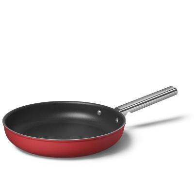 SMEG 50's Style Frypan With 28 Inch Diameter In Red - CKFF2801RDM