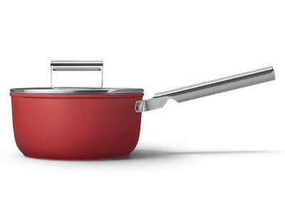 SMEG 50's Style Saucepan With 20 Inch Diameter In Red - CKFS2011RDM