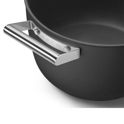 SMEG 50's Style Cookware Casserole With 26 Inch Diameter In Black - CKFC2611BLM