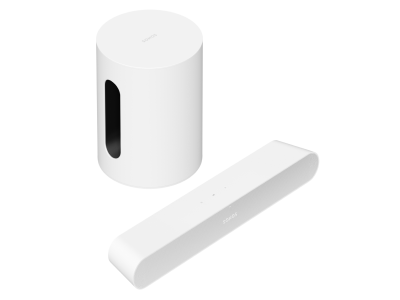 Sonos Entertainment Set with Ray and Sub Mini in White - Entertainment Set with Ray (W)