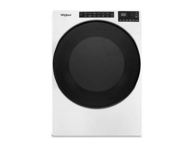 27" Whirlpool Stacking Kit and Front Load Washer and Gas Dryer - W10869845-WFW5605MW-WGD5605MW