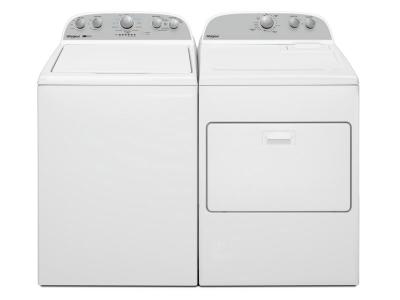 Whirlpool 3.8–3.9 Cu. Ft. Top Load Washer and 7.0 Cu. Ft. Electric Dryer - WTW4957PW-YWED4815EW