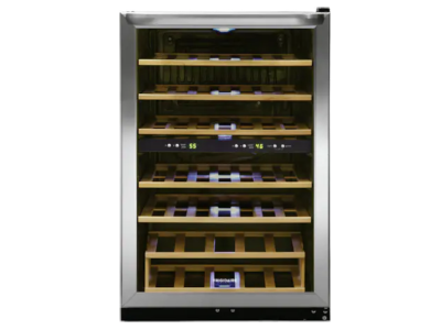 22" Frigidaire 4.4 Cu. Ft. 45 Bottle Two-Zone Wine Cooler - FRWW4543AS