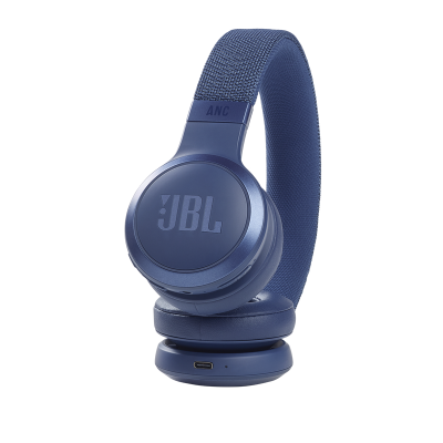 JBL Wireless On-Ear Noise Cancelling Headphones in Blue  - JBLLIVE460NCBLUAM
