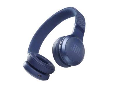 JBL Wireless On-Ear Noise Cancelling Headphones in Blue  - JBLLIVE460NCBLUAM