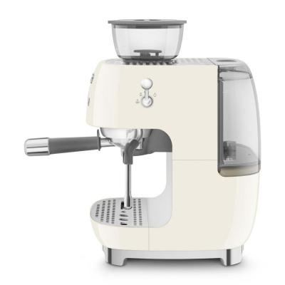 SMEG Retro Style Espresso Manual Coffee Machine in Cream - EGF03CRUS