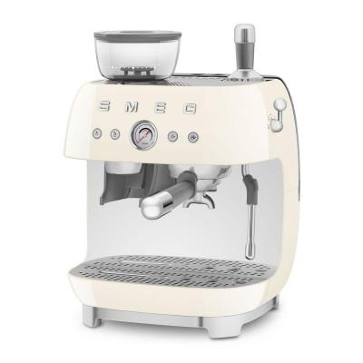 SMEG Retro Style Espresso Manual Coffee Machine in Cream - EGF03CRUS
