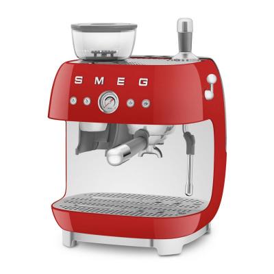 SMEG Retro Style Espresso Manual Coffee Machine in Red - EGF03RDUS