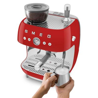 SMEG Retro Style Espresso Manual Coffee Machine in Red - EGF03RDUS