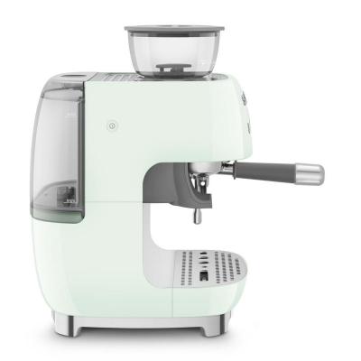 SMEG Retro Style Espresso Manual Coffee Machine in Pastel green - EGF03PGUS