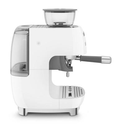 SMEG Retro Style Espresso Manual Coffee Machine in White - EGF03WHUS