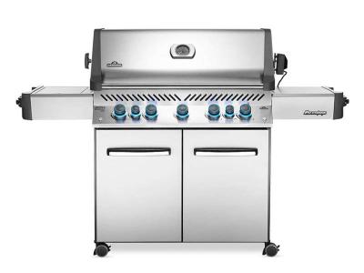 75" Napoleon Prestige 665 Infrared Side and Rear Burners , Propane Gas Grill - P665RSIBPSS