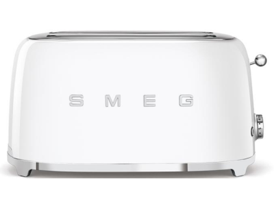 SMEG Retro Style Toaster in White - TSF02WHUS