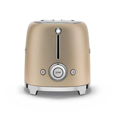 SMEG 50's Style Toaster in Champagne - TSF01CHMUS