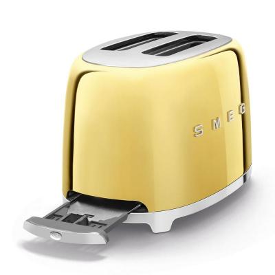 SMEG 50's Style Toaster in Gold - TSF01GOUS