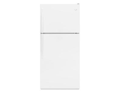 30" Whirlpool 18.2 Cu. Ft. Top-Freezer Refrigerator With Flexi-Slide Bin - WRT318FZDW