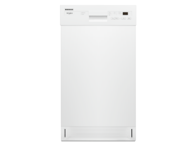 Whirlpool Built-in Small Space Compact Dishwasher - WDPS5118PW