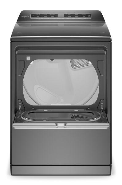 27" Whirlpool 7.4 Cu. Ft. Top Load Gas Dryer with Advanced Moisture Sensing in Chrome Shadow - WGD8127LC