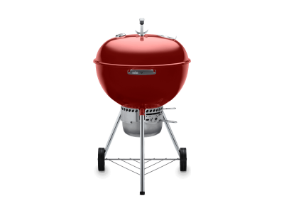 23" Weber Charcoal Grill with Built-in Thermometer in Crimson- Original Kettle Premium (Cr)