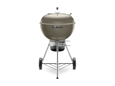 24" Weber Charcoal with Built-In Thermometer in Smoke  - Master-Touch (Sm)