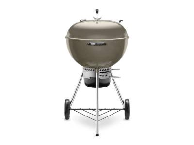 24" Weber Charcoal with Built-In Thermometer in Smoke  - Master-Touch (Sm)