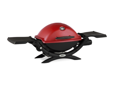 41" Weber Q Series 1 Burner Liquid Propane Gas Grill In Red - Q1200 (R)