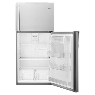 30" Whirlpool  174 Top-Freezer Refrigerator - EZ Connect Icemaker Kit Compatible- 19.2 cu. ft. - WRT519SZDG