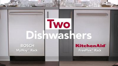 24" KitchenAid 44 dBA Dishwasher with FreeFlex Third Rack  - KDTM804KPS
