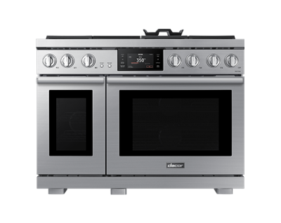 48" Dacor Transitional Series Dual-Fuel Freestanding Steam Range - DOP48T963DS