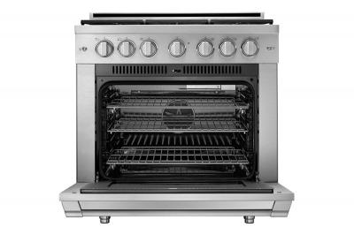 36" Dacor Natural  Gas Pro Range - HGPR36S/NG