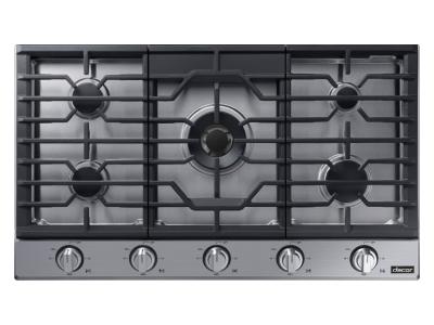 36" Dacor Transitional Style Gas Cooktop With Griddle In Stainless Steel - DTG36P875NS