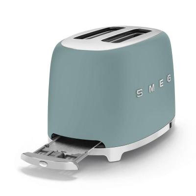 SMEG Retro-style 2-Slice Traditional Toaster In Emerald Green - TSF01EGMUS