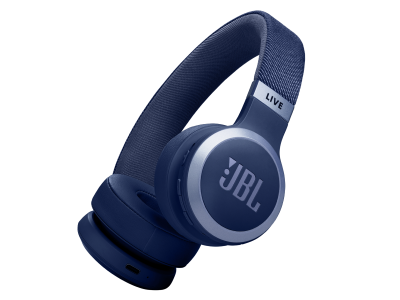 JBL Live 670NC Wireless True Adaptive Noise Cancelling On-Ear Headphones in Blue - JBLLIVE670NCBLUAM