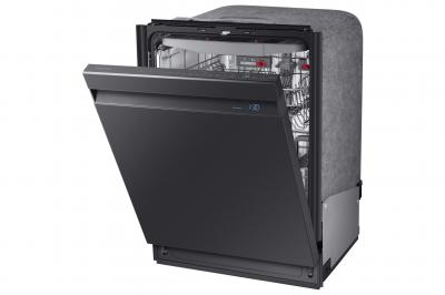 24" Samsung Built-in Undercounter Dishwasher Black Stainless Steel - DW80R9950UG