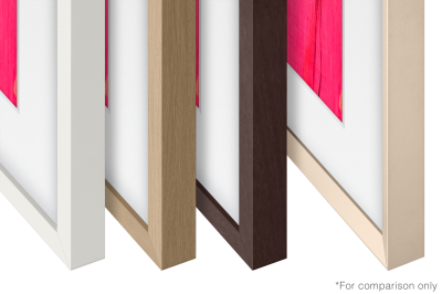 85" Samsung The Frame Customizable Bezel Modern Teak - VG-SCFF85TKBZA