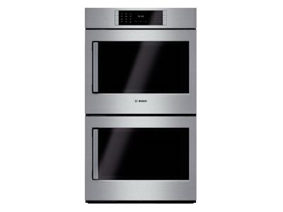 30" Bosch Benchmark Series Double Wall Oven With Right Swing Door In Stainless Steel - HBLP651RUC