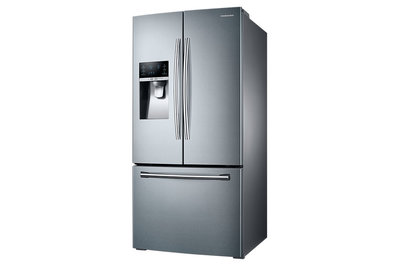 33" Samsung  rench Door Refrigerator with Twin Cooling Plus, 25.5 cu.ft - RF26J7500SR