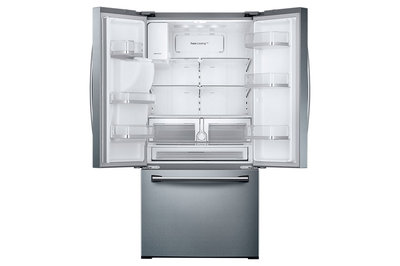 33" Samsung  rench Door Refrigerator with Twin Cooling Plus, 25.5 cu.ft - RF26J7500SR