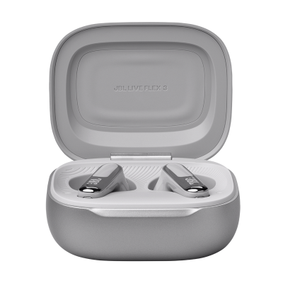 JBL Live Flex 3 True Wireless Noise-Cancelling Earbuds in Silver - JBLLIVEFLEX3SILAM