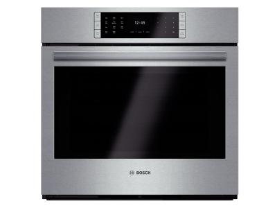 30" Bosch 4.6 Cu. Ft. Benchmark Series Single Wall Oven In Stainless Steel - HBLP451UC